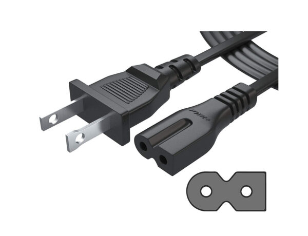 Pwr Long 6 Ft 2 Prong Polarized-Power-Cord